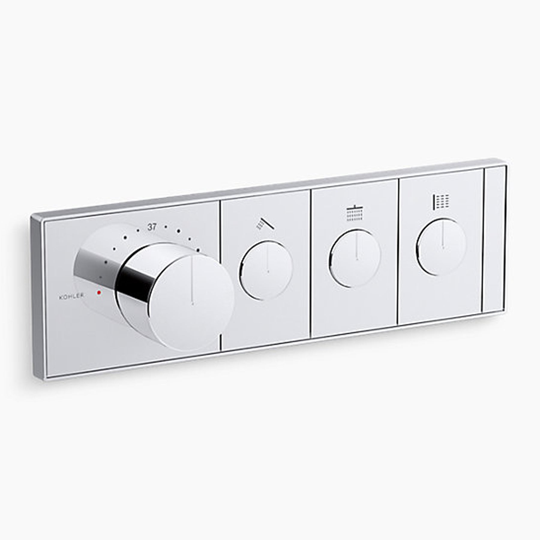 Anthem™ Three-outlet recessed mechanical thermostatic valve control | Kohler
