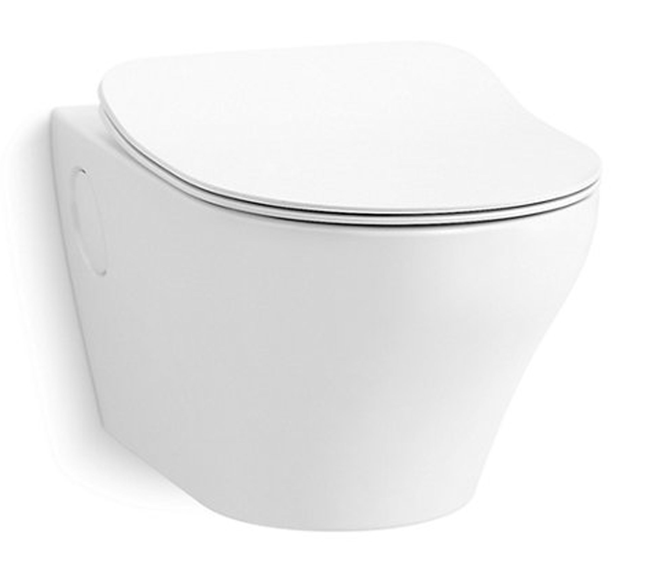 APT™ Wall-hung round-front toilet bowl with skirted trapway | Kohler