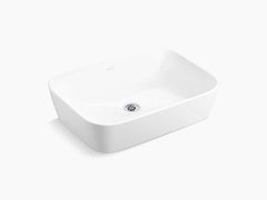APT™ 55 cm rectangular vessel bathroom sink, no overflow | Kohler