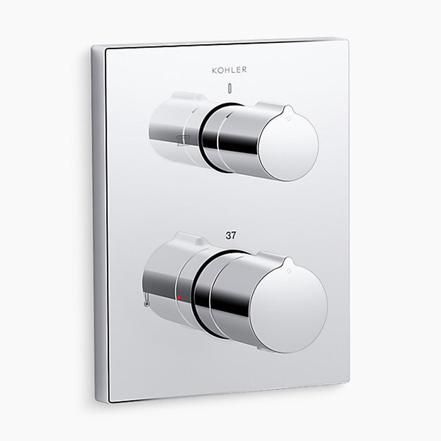 AutoSense™ Recessed thermostatic bath and shower valve trim with Knob handles | Kohler