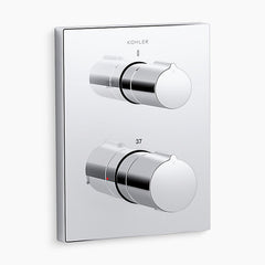 AutoSense™ Recessed thermostatic bath and shower valve trim with Knob handles | Kohler