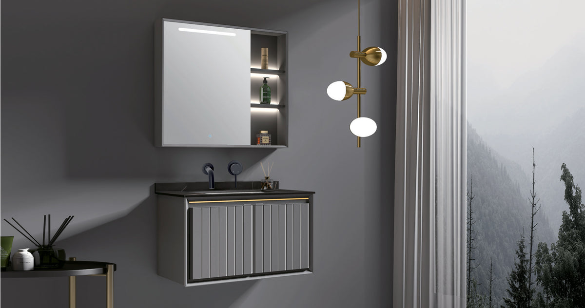 COUNTY WITH MIRROR CABINET (LED) | Mozio