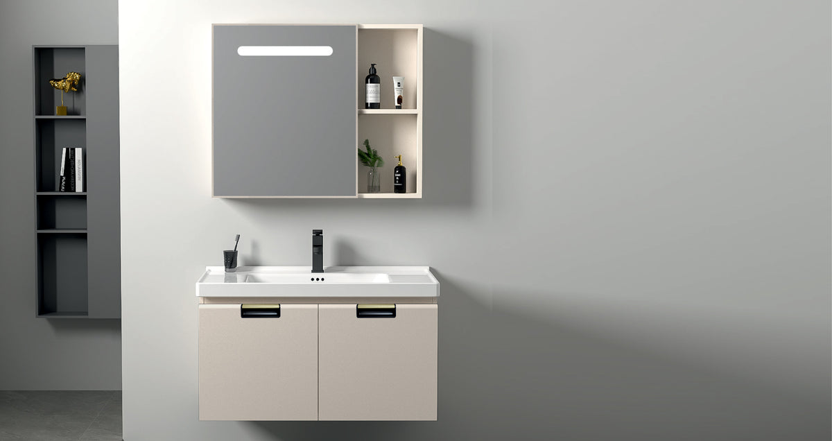 JAVI WITH MIRROR CABINET (SENSOR LED) | Mozio
