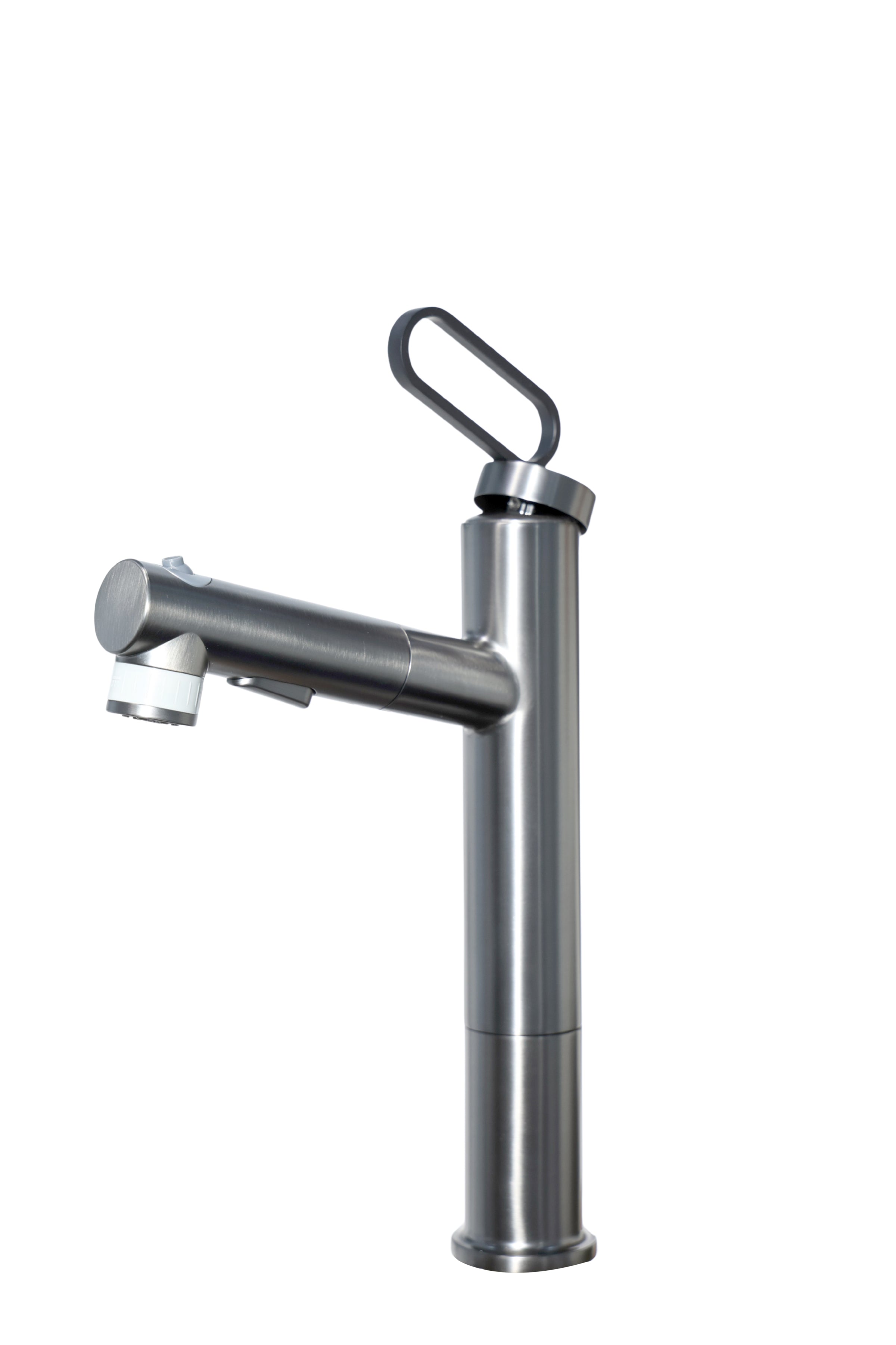 KITCHEN MIXERS_BIT SERIES_PULL OUT WITH FACE CLEANSER_BLACK I Lux Aquai