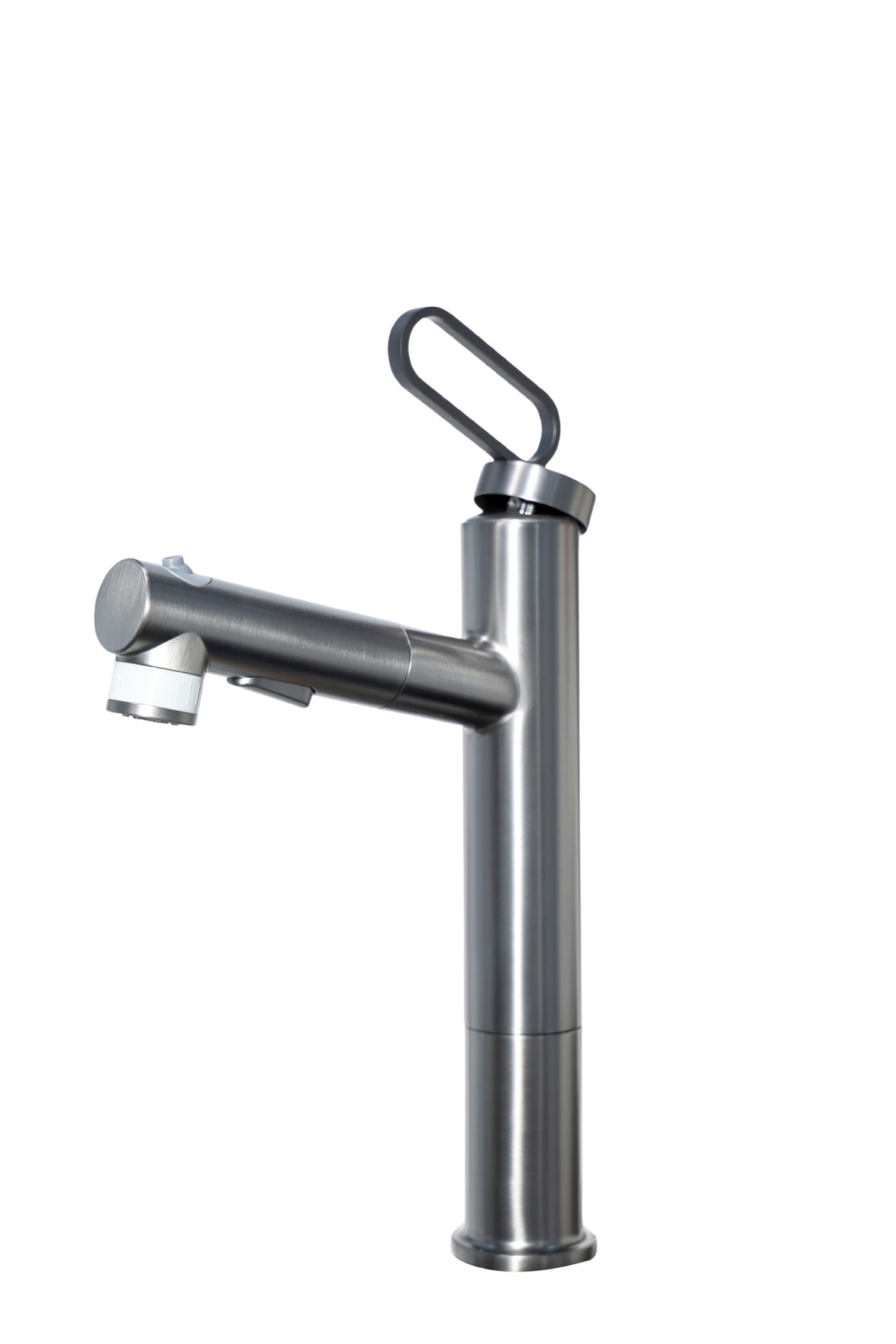 KITCHEN MIXERS_BIT SERIES_PULL OUT WITH FACE CLEANSER_BLACK I Lux Aquai