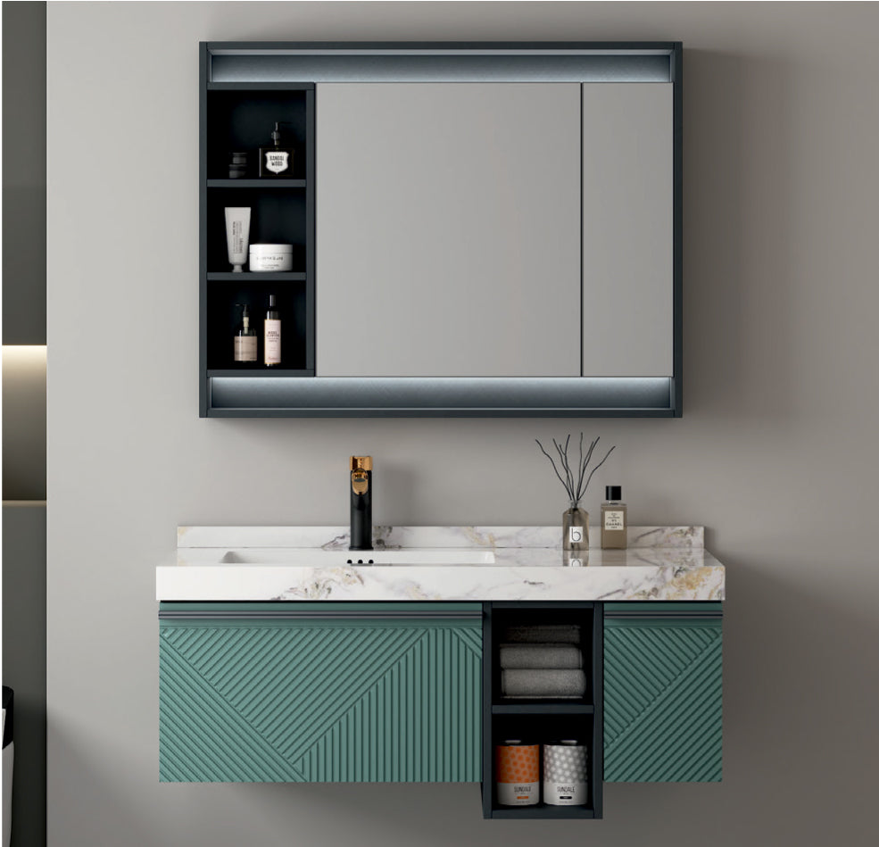 NOVAD with Mirror Cabinet (Sensor LED) | Mozio