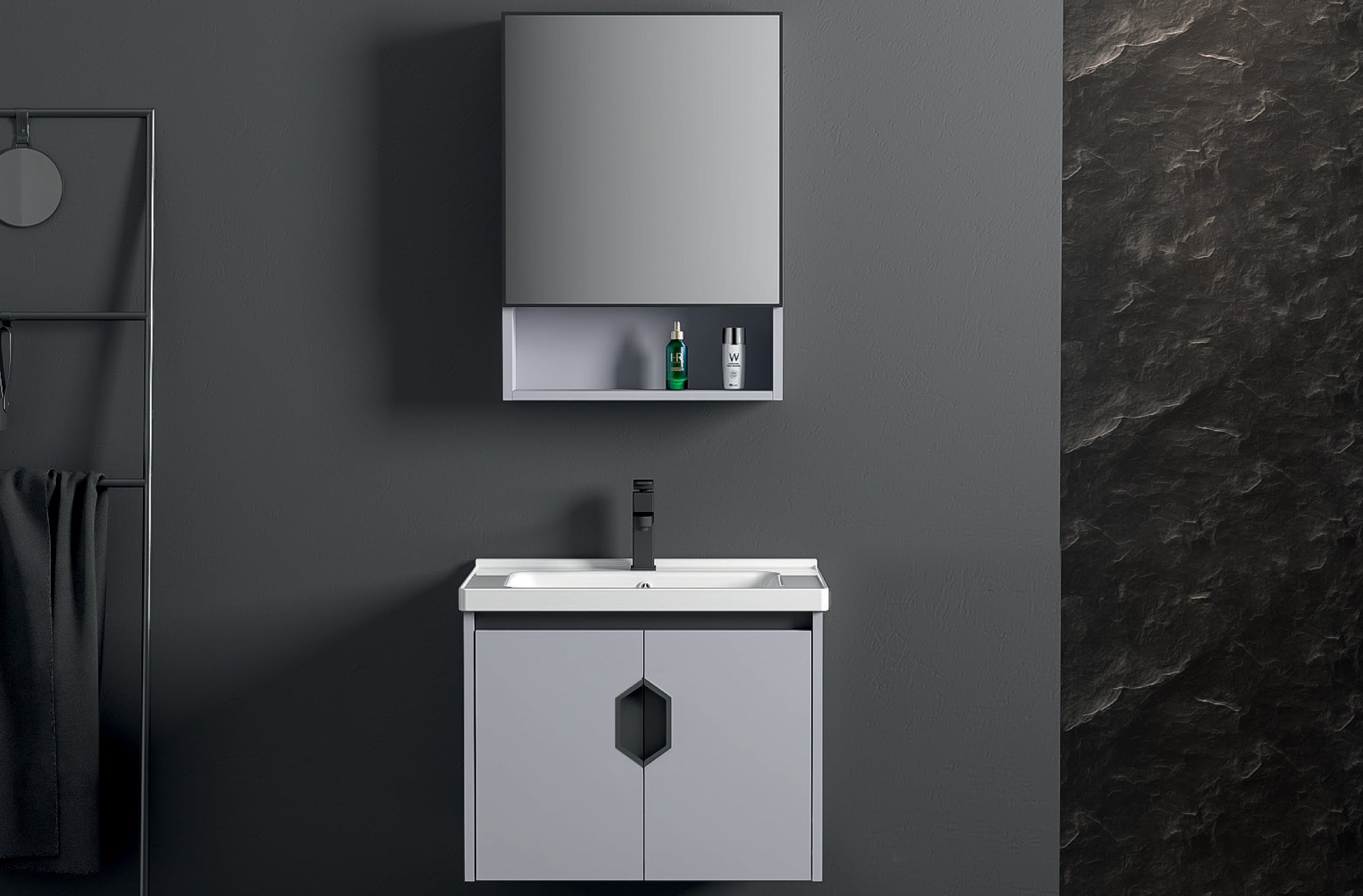 ROJA WITH MIRROR CABINET | Mozio
