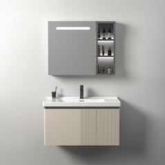 Vanity CASE SOLID IVORY - 60 | Lux Aquai